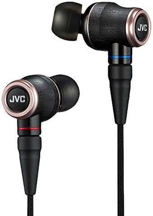 Alt view image 13 of 13 - JVC HA-FW01 Hi-Res Audio Compatible In-Ear Headphone, Black