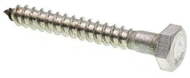 Main image of Prime-Line 9055040 Hex Lag Screws, 1/4 in. X 2 in., Grade 18-8 Stainless Steel, 25-Pack