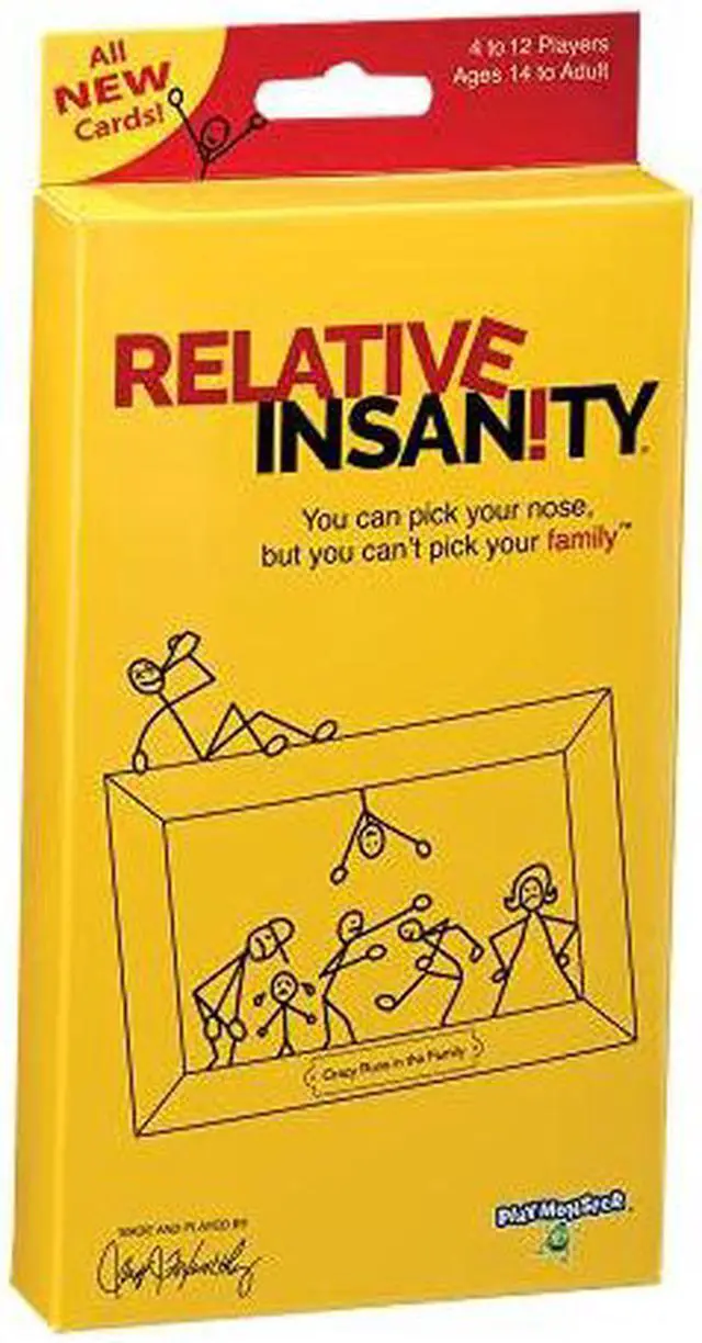 Alt view image 3 of 3 - Relative Insanity Card Game