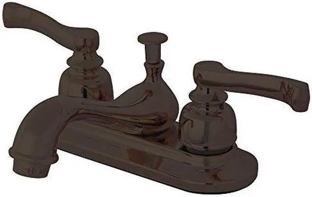 Alt view image 3 of 3 - Kingston Brass KB8605 4 in. Centerset Bathroom Faucet, Oil Rubbed Bronze