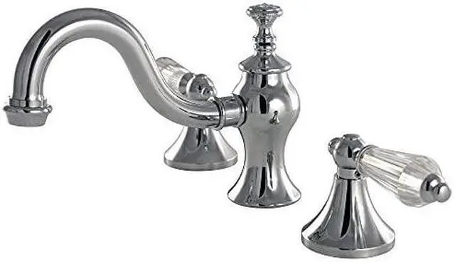 Alt view image 5 of 9 - Kingston Brass KC7161WLL Widespread Lavatory Faucet with Brass Pop-Up, Chrome