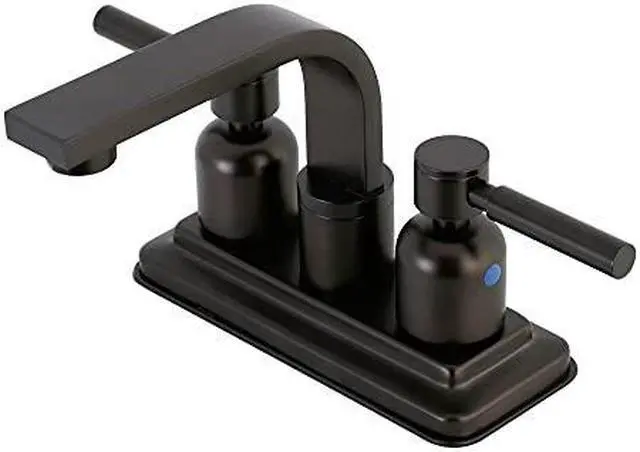 Alt view image 4 of 4 - Kingston Brass KB8465DL 4 in. Concord Centerset Lavatory Faucet, Oil Rubbed Bronze