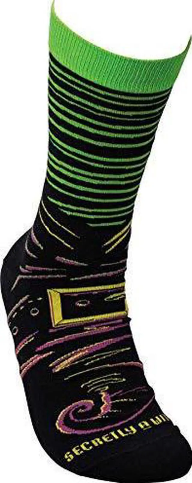 Main image of Primitives by Kathy LOL Made You Smile Silly-Socks, One Size, Secretly a Witch