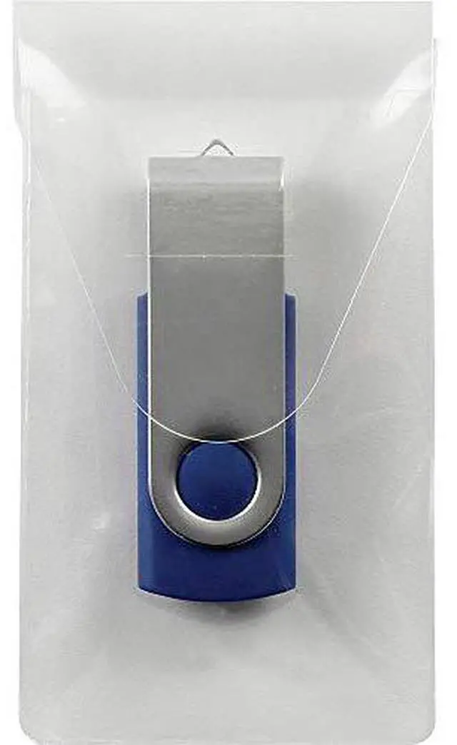 Alt view image 6 of 11 - Smead 68150 Self-Adhesive Poly USB Flash Drive Pocket
