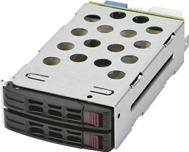 Alt view image 5 of 6 - Supermicro MCP-220-82616-0N 2x2.5 HDD SAS3 SATA3 1xRear Drive Bay Brown Box