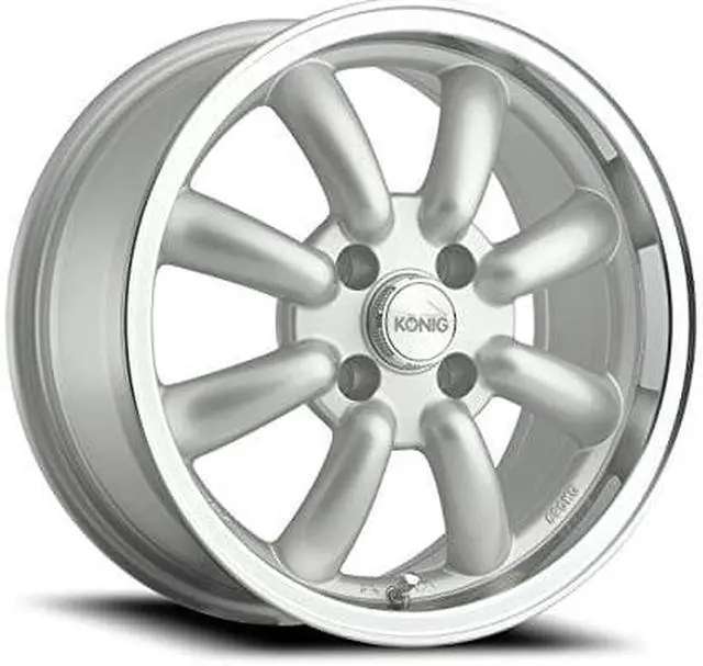 Main image of Konig Rewind Silver Wheel with Machined Lip (16x7"/4x114.3mm)