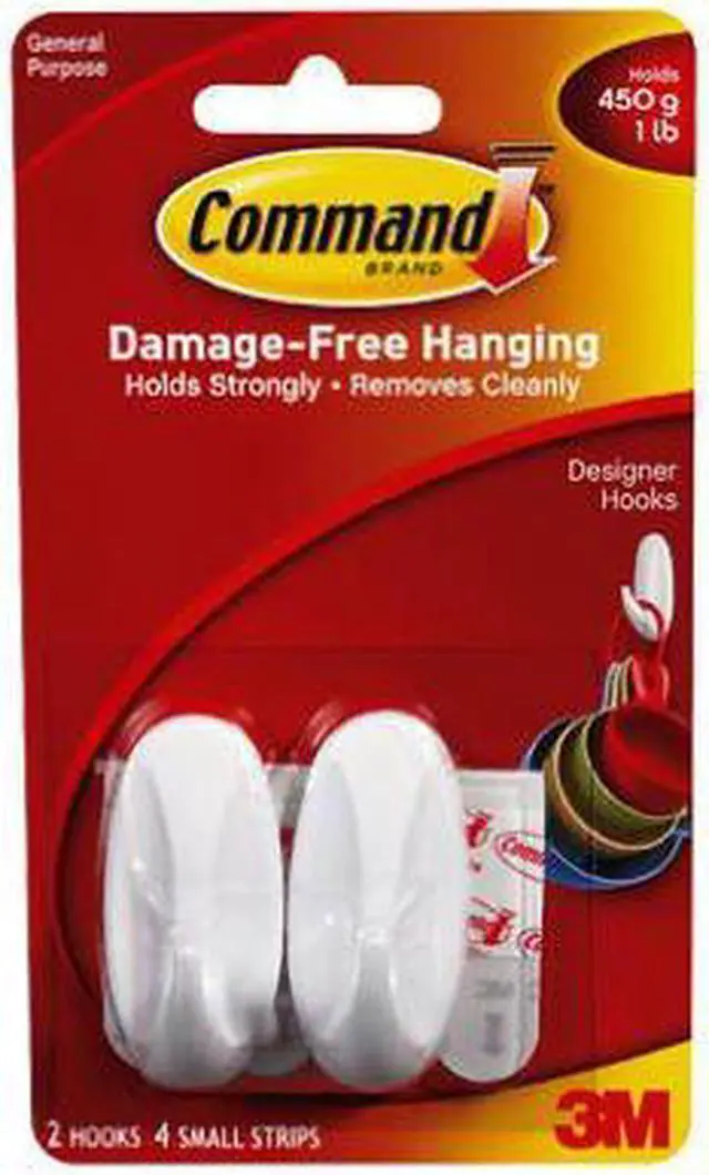 Alt view image 4 of 4 - 3M 17082 Command Designer Small Hooks