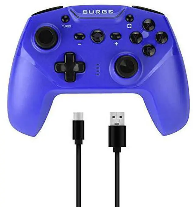 Alt view image 3 of 3 - surge switchpad pro wireless controller for nintendo switch - blue - nintendo switch