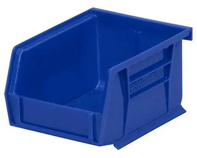 Alt view image 10 of 10 - Akro-Mils Bins Unbreakable/Waterproof 4-1/8"x5-3/8"x3" Blue 30210B
