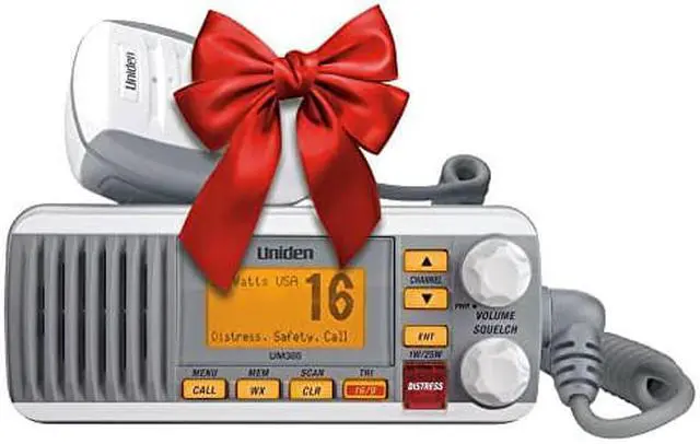 Alt view image 17 of 20 - Uniden - UM385 - Uniden - Um385 25 Watt Fixed Mount Class D Submersible Vhf Marine Radio With 4 Digit & B Channels
