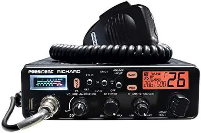 Alt view image 3 of 4 - President Electronics 10 Meter RF-Power S-Meter Radio RICHARD