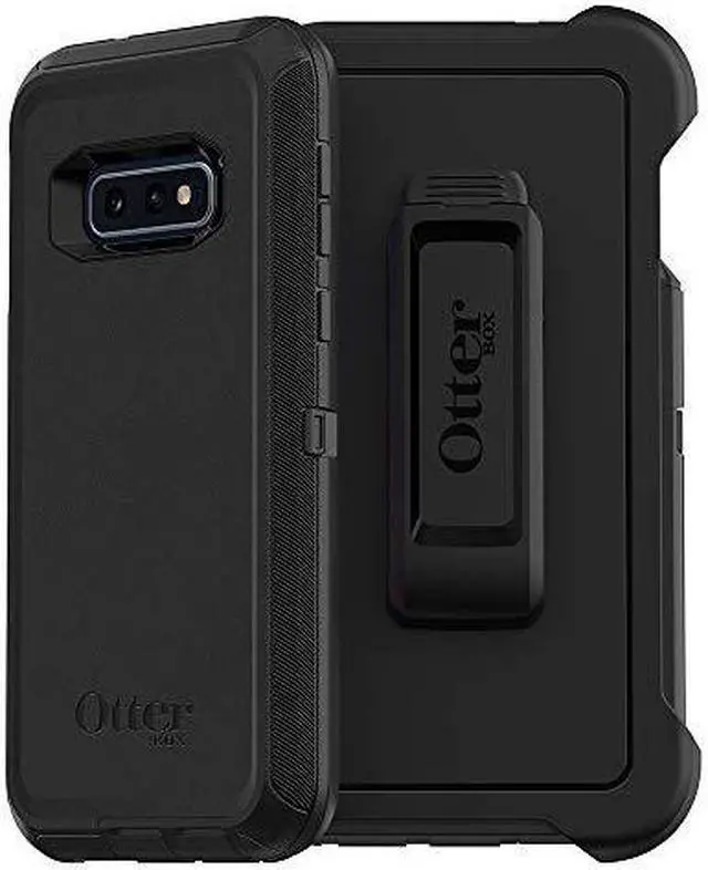 Alt view image 4 of 4 - OtterBox Defender Black Case for Galaxy S10e 77-61537