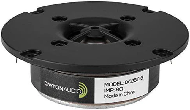 Alt view image 5 of 5 - Dayton Audio DC25T-8 1" Titanium Dome Tweeter 275-045
