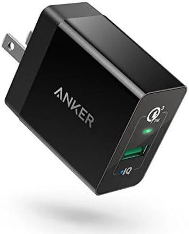Alt view image 6 of 6 - Quick Charge 3.0, Anker 18W 3Amp USB Wall Charger (Quick Charge 2.0 Compatible) Powerport+ 1 for Anker Wireless Charger, Galaxy S10e/S10/S9/S8/Plus, Note 9/8, LG V40/V30+, iPhone, iPad and More