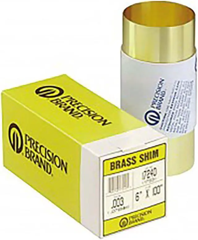 Main image of Brass Shim Stock Rolls - 17s20 020 brass shimstock 6x100