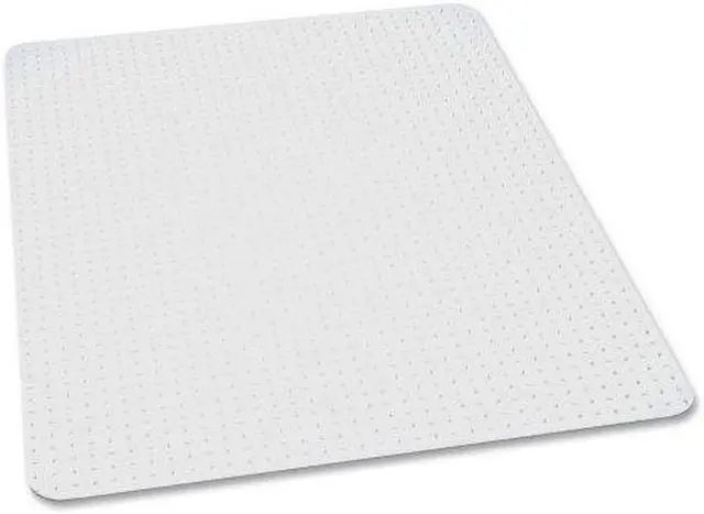 Alt view image 13 of 13 - ES Robbins 120321 AnchorBar Task Series Value Chair Mat for Carpet- Rectangle- 46w x 60l- Clear