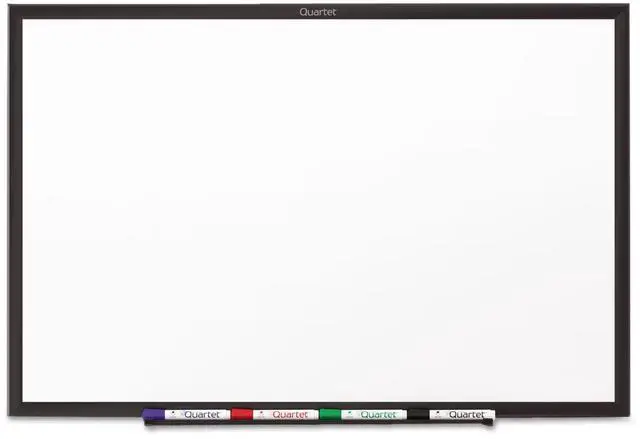 Alt view image 11 of 17 - Quartet S534B Prestige 2 DuraMax Porcelain Magnetic Whiteboards, Mahogany Finish Frame, 4' x 3'