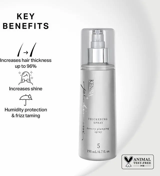 Alt view image 4 of 6 - Kenra Platinum Thickening Spray - 5 By Kenra For Unisex - 6.7 Oz Hair Spray  6.7 Oz