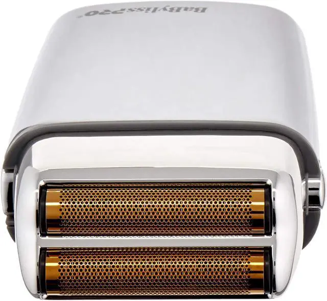 Alt view image 7 of 12 - BaByliss PRO FOILFX02 Cordless Metal SILVER Double Foil Shaver FXFS2S-SILVER