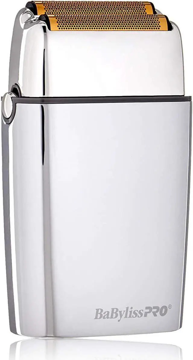 Alt view image 5 of 12 - BaByliss PRO FOILFX02 Cordless Metal SILVER Double Foil Shaver FXFS2S-SILVER