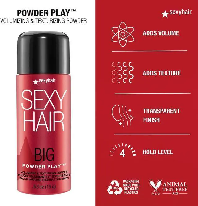 Alt view image 9 of 13 - Sexy Hair Concepts - Big Sexy Hair Powder Play Volumizing & Texturizing Powder 15g/0.53oz