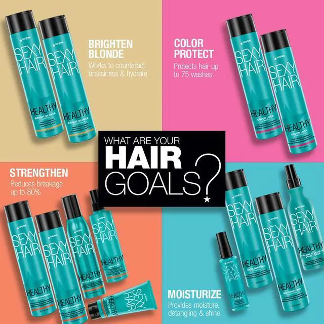 Alt view image 15 of 17 - Healthy Sexy Hair Tri-Wheat Leave In Conditioner Sexy Hair Hair Spray for Unisex 8.5 oz