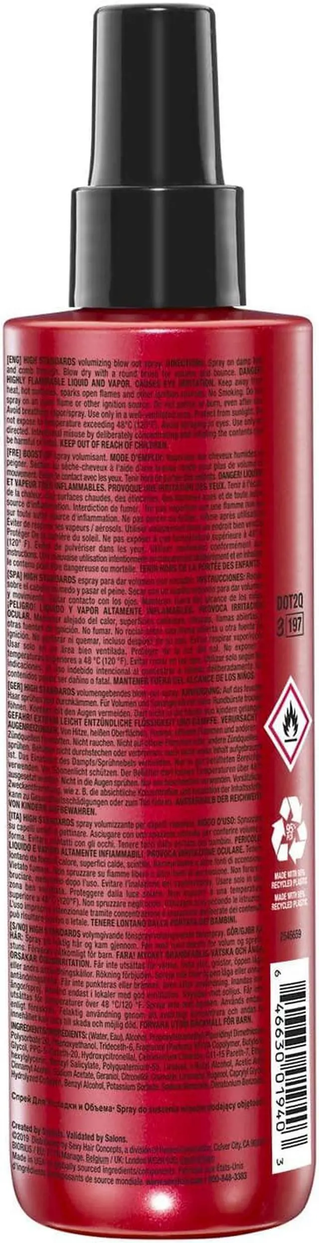 Alt view image 2 of 9 - SEXY HAIR by Sexy Hair Concepts BIG HIGH STANDARDS VOLUMIZING BLOW OUT SPRAY 6.8 OZ(D0102HXK5S6.)