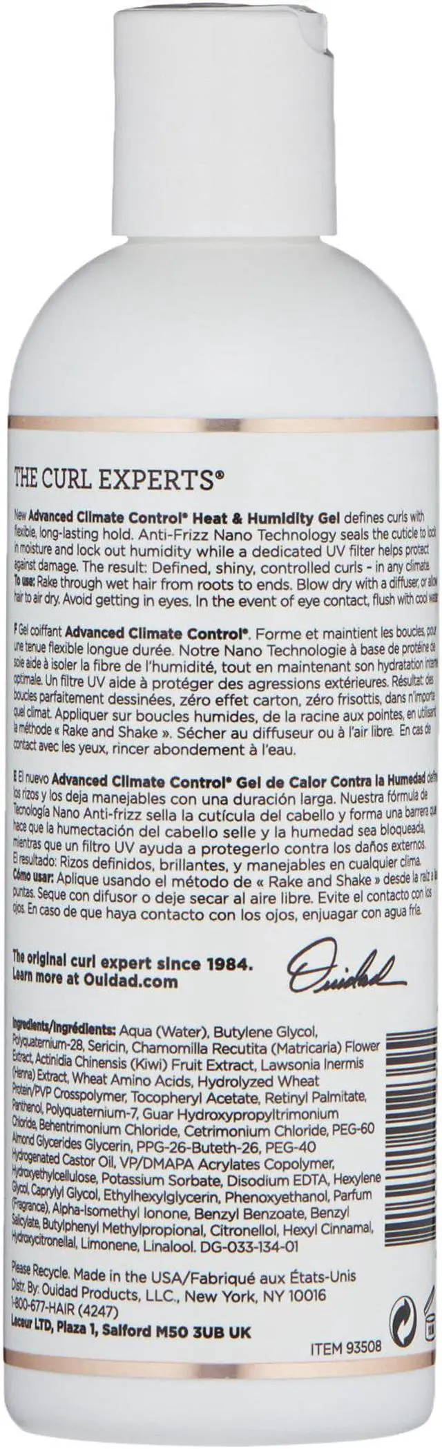 Alt view image 8 of 8 - Ouidad Advanced Climate Control Heat and Humidity Gel (All Curl Types) 250ml/8.5oz