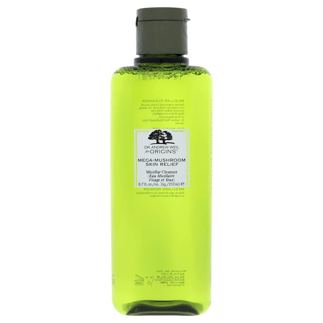 Alt view image 8 of 12 - Mega-Mushroom Skin Relief Micellar Cleanser By Origins For Unisex - 6.7 Oz Cleanser