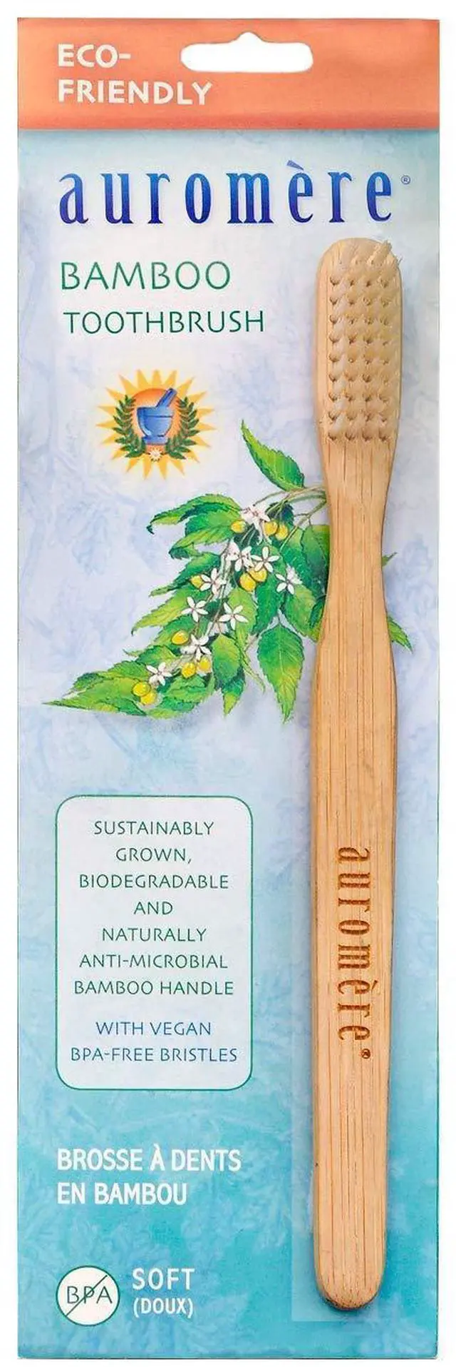 Main image of Bamboo Toothbrush - Eco Friendly, Vegan, Sustainably Grown, with Soft Bristles (1 Pack)