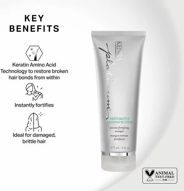 Alt view image 3 of 8 - Kenra Professional Platinum Restorative Reconstructor 6oz
