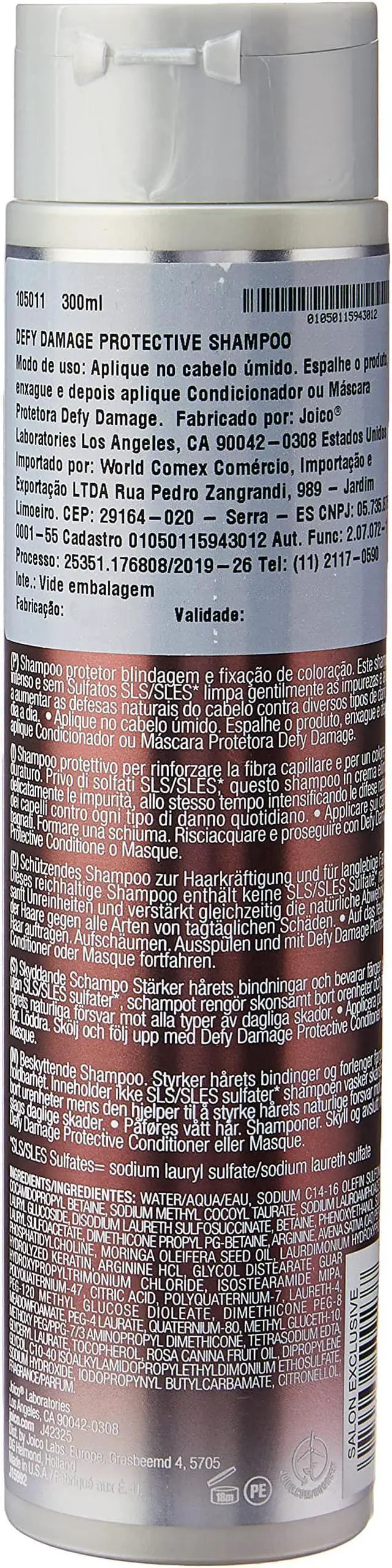 Alt view image 4 of 5 - Joico Defy Damage Protective Shampoo 10.1oz