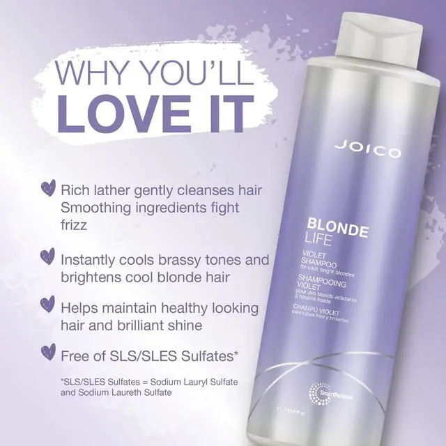 Alt view image 3 of 5 - Joico Blonde Life Violet Shampoo 10.1oz