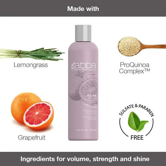 Alt view image 5 of 7 - Abba Volume Shampoo Thicken Fine Limp Hair For Added Body 8oz 236ml