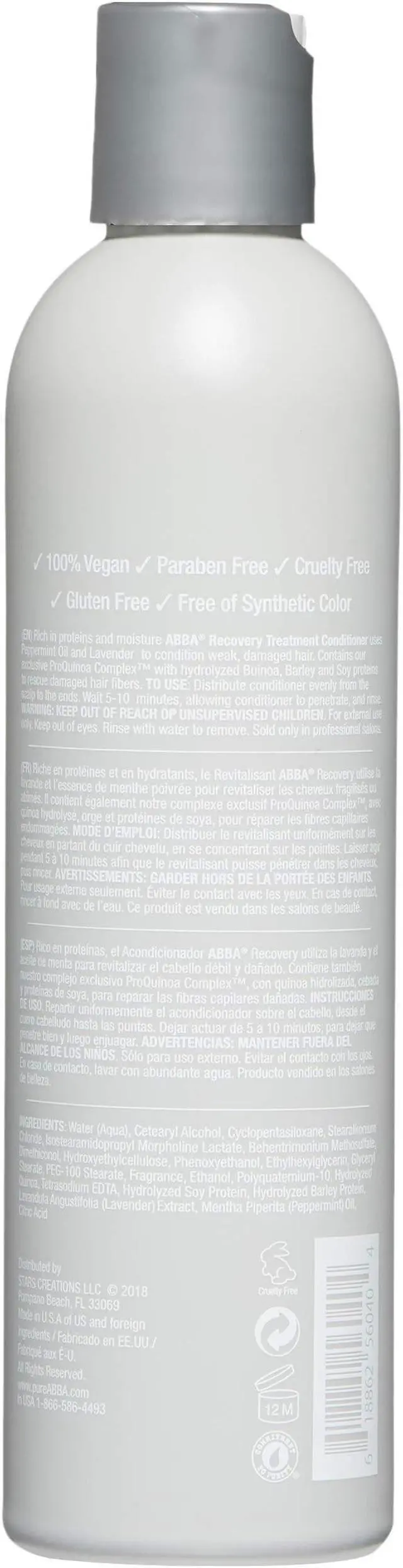 Alt view image 5 of 7 - ABBA - Recovery Treatment Conditioner(236ml/8oz)