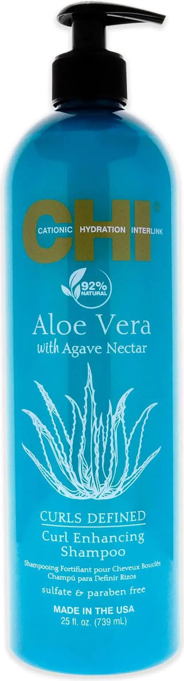 Alt view image 4 of 8 - CHI Aloe Vera Curl Enhancing Shampoo 25oz