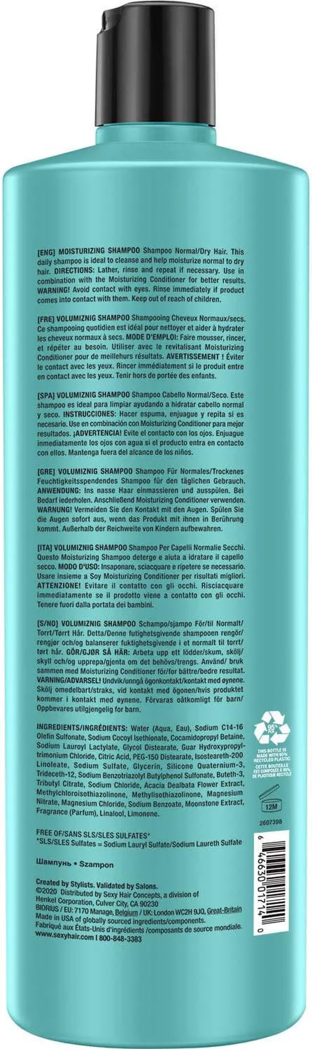 Alt view image 5 of 10 - Sexy Hair Healthy Sexy Hair Moisturizing Shampoo 33.8oz