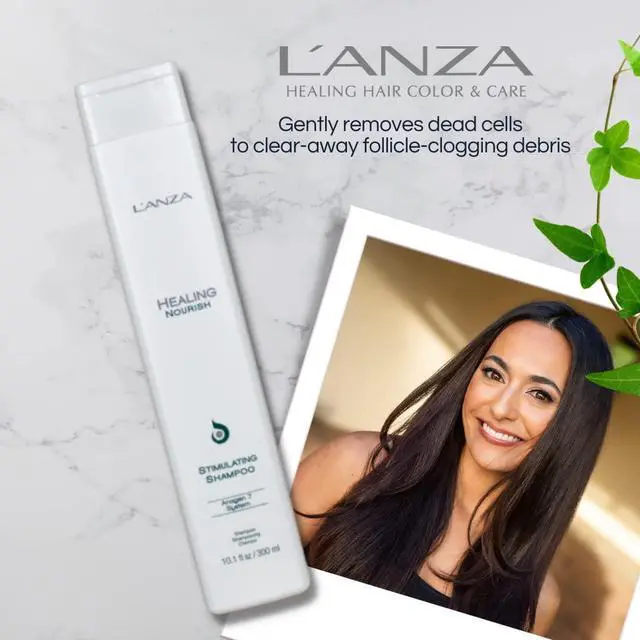 Alt view image 5 of 8 - Lanza Healing Nourish Stimulating  Shampoo 10.1 oz.