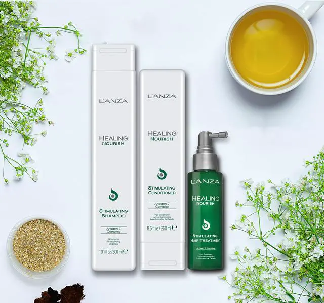 Alt view image 6 of 8 - Lanza Healing Nourish Stimulating  Shampoo 10.1 oz.