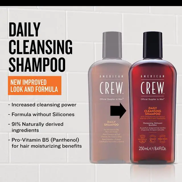 Alt view image 3 of 5 - AMERICAN CREW by American Crew DAILY CLEANSING SHAMPOO 33.8 OZ(D0102HPMLKY.)