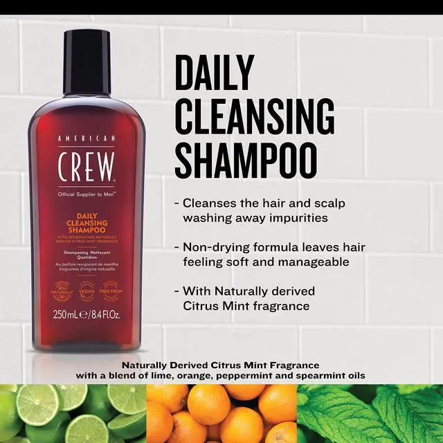 Alt view image 4 of 5 - AMERICAN CREW by American Crew DAILY CLEANSING SHAMPOO 33.8 OZ(D0102HPMLKY.)