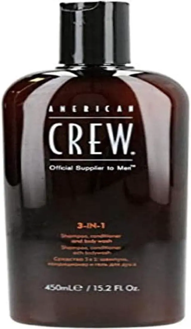 Alt view image 7 of 7 - American Crew - Men Classic 3-IN-1 Shampoo, Conditioner & Body Wash 450ml/15.2oz