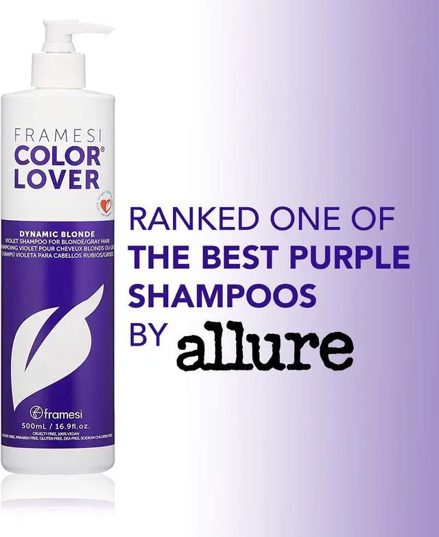 Alt view image 7 of 8 - Framesi Color Lover Dynamic Blonde Shampoo 16.9oz