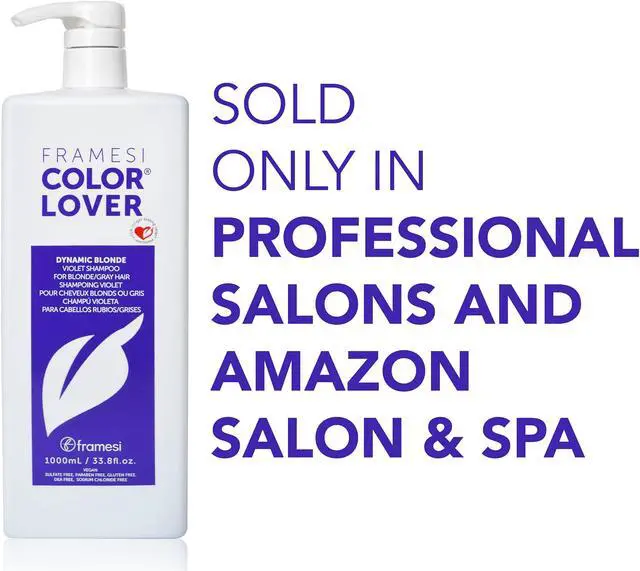Alt view image 7 of 8 - Framesi Color Lover Dynamic Blonde Violet Shampoo 33.8oz