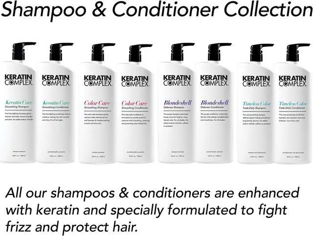 Alt view image 5 of 6 - Timeless Color Fade Defy Shampoo by Keratin Complex for Unisex - 33.8 oz Shampoo