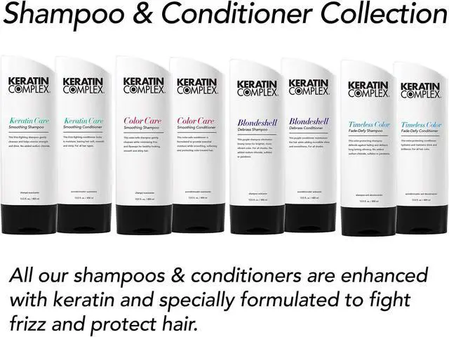 Alt view image 8 of 8 - Timeless Color Fade Defy Shampoo by Keratin Complex for Unisex - 13.5 oz Shampoo