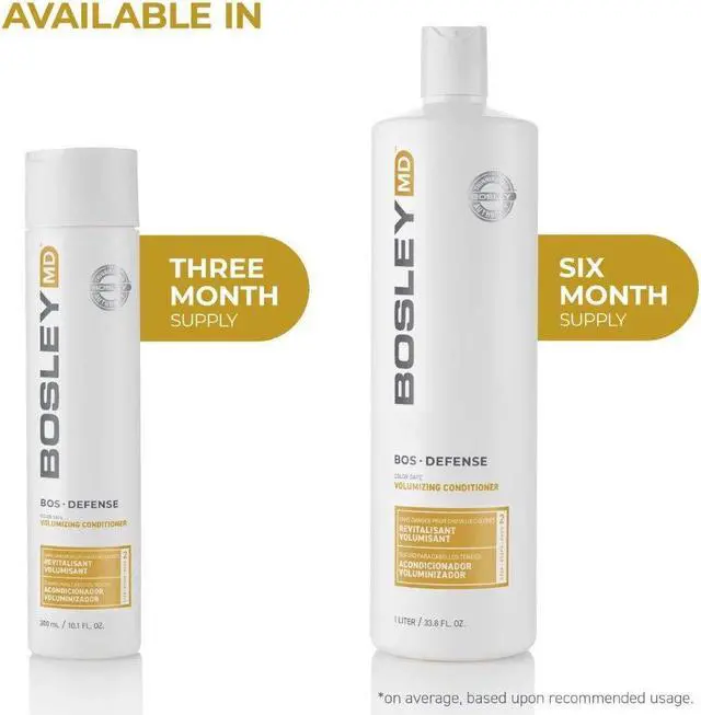 Alt view image 10 of 11 - Bos-Defense Volumizing Conditioner for Normal To Fine Color-Treated Hair - 10.1 oz Conditioner