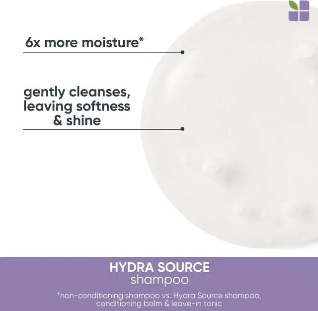 Alt view image 9 of 13 - Matrix Biolage Hydrasource Shampoo For Dry Hair 13.5 Ounce 400 Milliliters