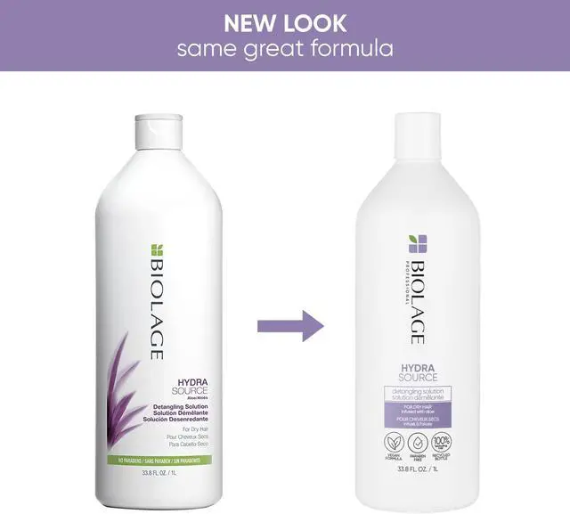 Alt view image 4 of 8 - Matrix Biolage HydraSource Detangling Solution Liter