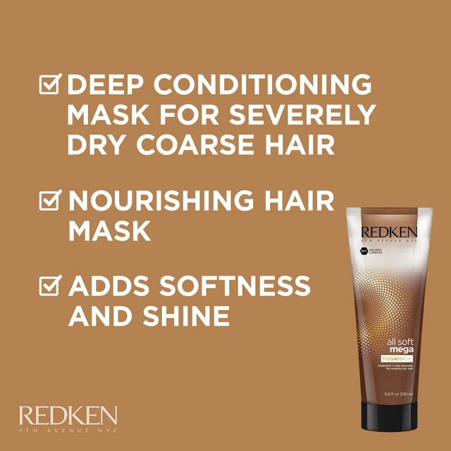 Alt view image 4 of 6 - Redken All Soft Mega MegaMask 6.8 oz.